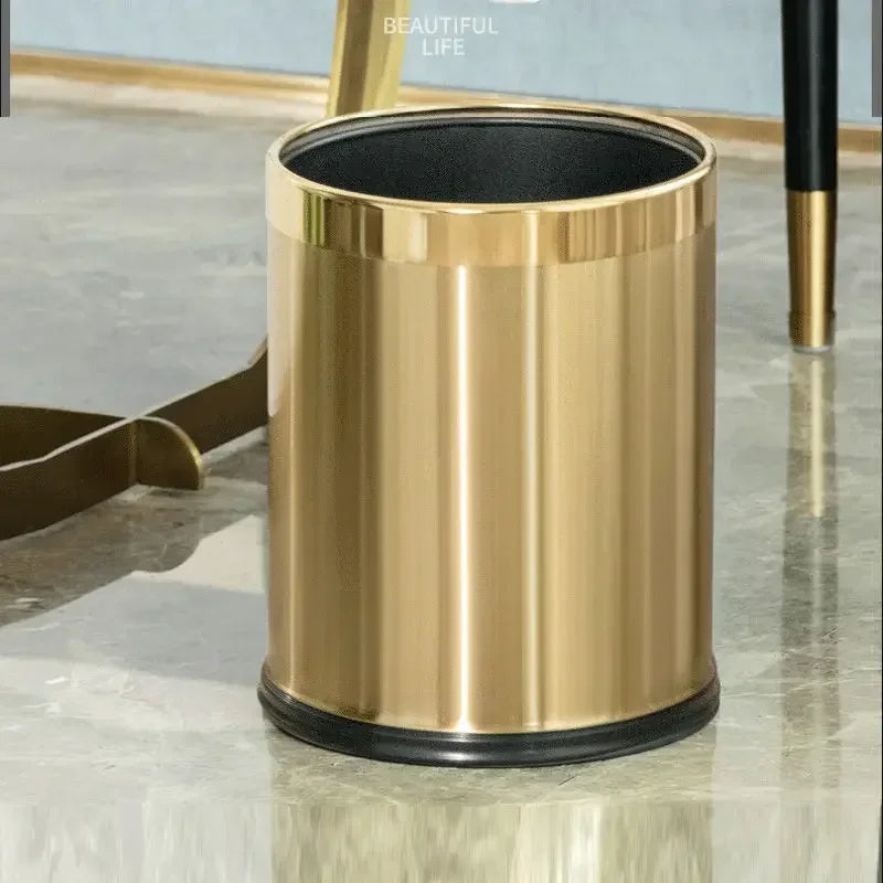 Poubelle Salle de Bain Inox 9 ou 10 L avec ou sans Couvercle