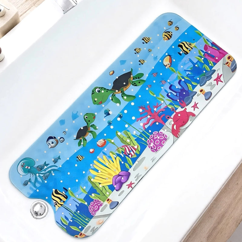 Tapis de Baignoire Antidérapant Extra Long 40 x 100 cm à Ventouses