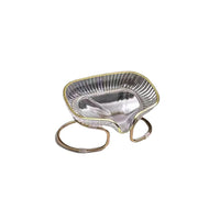 Porte-Savon Drainant Liseré Doré, Vert ou Transparent, 1 ou 2 Niveaux
