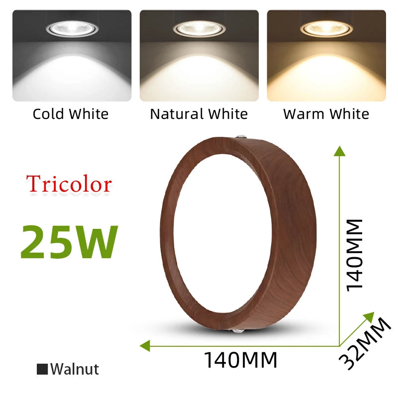 Spot LED en Saillie Cuisine 3 Teintes à Mémoire, 5 Finitions, 5 à 25 W