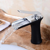Mitigeur Lavabo Cascade Laiton, 9 Finitions, Bas ou Haut