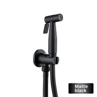 Douchette WC Kit Complet avec Support Mural, 4 Finitions