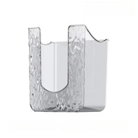 Boîte à Mouchoirs Murale Transparente pour Lingettes Humides sans Perçage