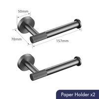 Accessoires Salle de Bain Gris Anthracite à Composer