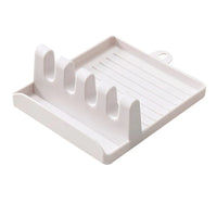 Repose-Cuillère et Repose-Couvercle de Plan de Travail, Plastique, 14,5 cm, 3 Coloris