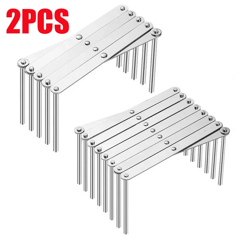 Support Rétractable pour Couvercles de Casseroles Inox 2 Pièces