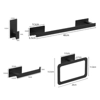 Accessoires Salle de Bain Inox Adhésifs Sans Perçage