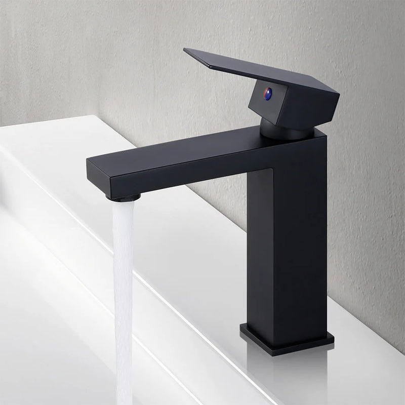 Mitigeur de Lavabo Inox 304 Eau Chaude et Froide
