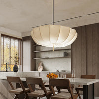 Suspension Cuisine en Tissu Crème Wabi-Sabi, Ø 40, 50, 60 ou 80 cm