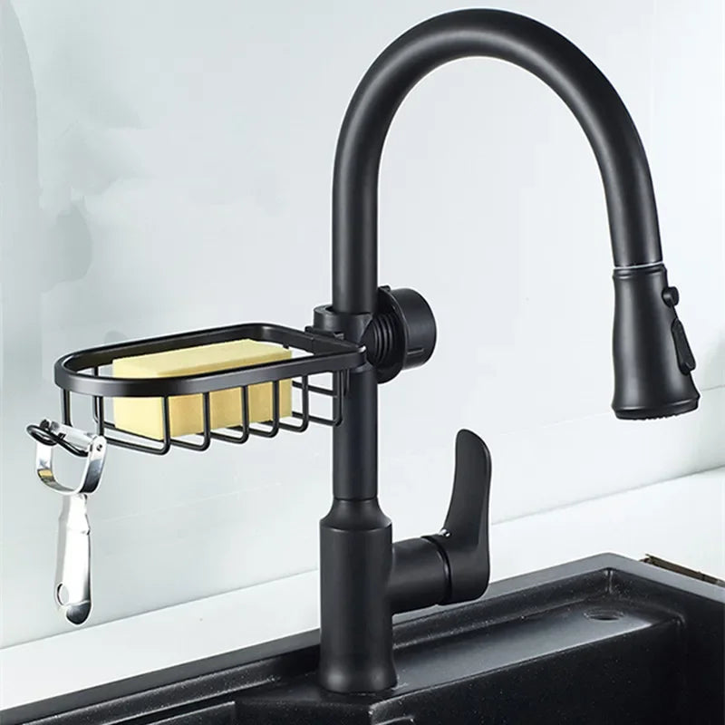 Porte-Savon à Clip pour Robinet ou Barre de Douche, Aluminium, 4 Couleurs
