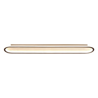 Plafonnier LED Cuisine Ovale Dimmable Doré Noir Blanc