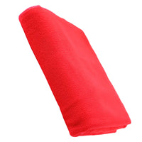 Serviette de Bain Microfibre Rouge 70 x 140 cm Séchage Rapide