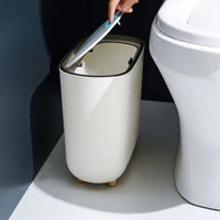 Poubelle Salle de Bain Étroite à Pression, 8 L ou 13 L