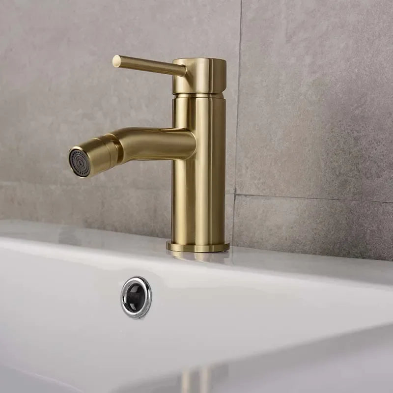 Mitigeur Bidet Monotrou en Laiton à Jet Orientable, 4 Finitions