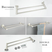 Accessoires Salle de Bain Nickel Brossé à Choisir par Pièce
