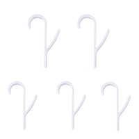 Patère Radiateur Sèche-Serviette Blanc ou Noir, Lot de 3 ou 5 Crochets