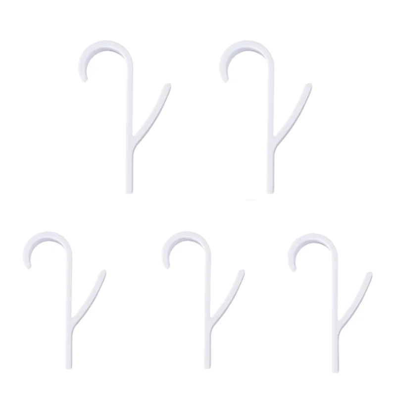 Patère Radiateur Sèche-Serviette Blanc ou Noir, Lot de 3 ou 5 Crochets