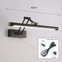 Applique Salle de Bain LED Tactile Variateur 43 et 55 cm