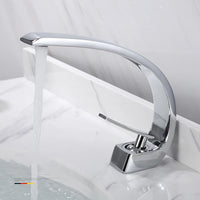 Mitigeur de Lavabo Cascade Monobloc sur Comptoir