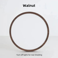 Plafonnier LED Rond Cuisine Effet Bois 30 ou 40 cm