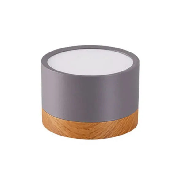 Spot LED en Saillie Effet Bois, 7 Coloris, 5 à 18 W, Ø 7,5 ou 11 cm