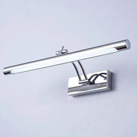 Applique Miroir Salle de Bain Inox Orientable 40 à 70 cm