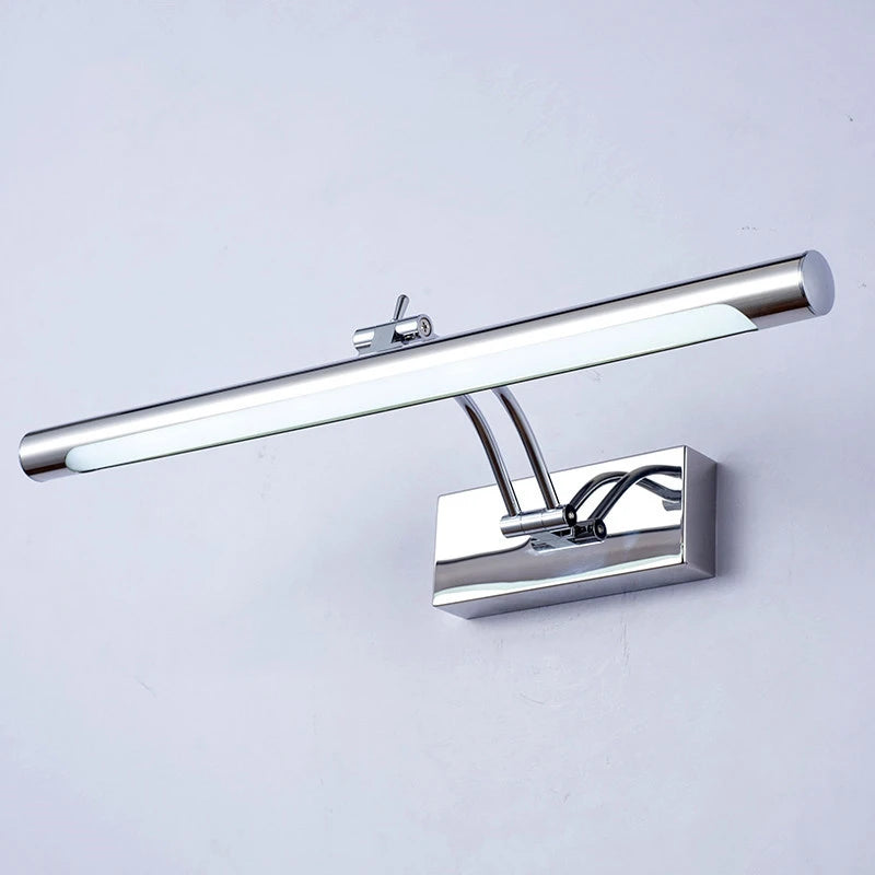 Applique Miroir Salle de Bain Inox Orientable 40 à 70 cm