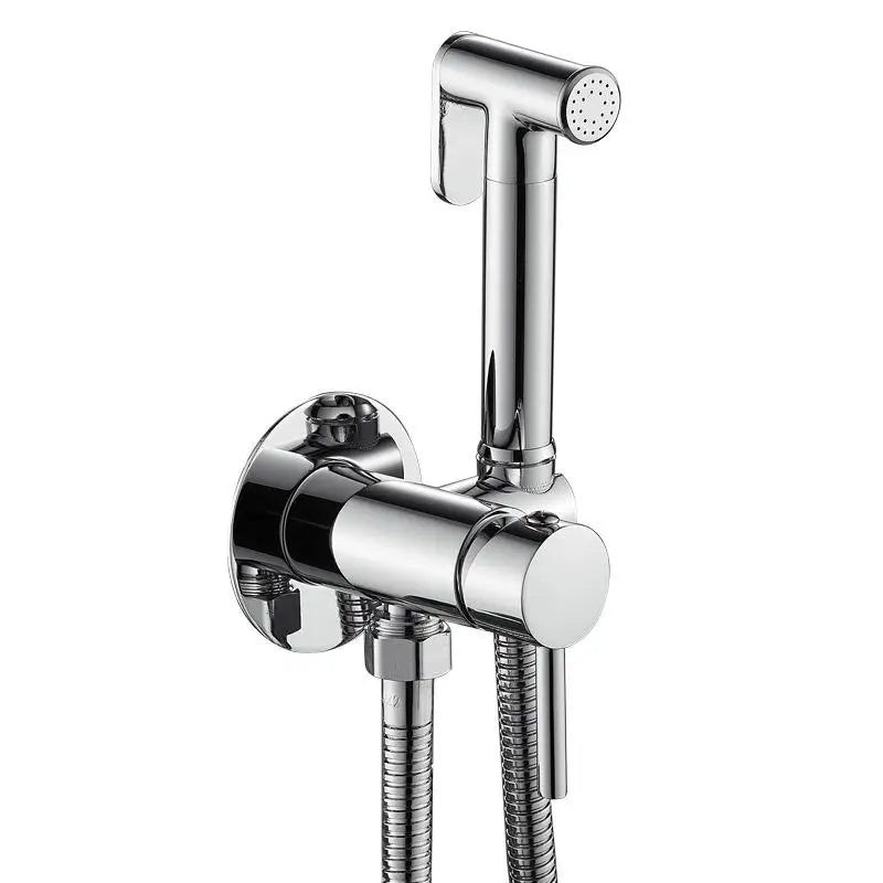 Douchette WC Mitigeur Encastrable Eau Chaude et Froide, Rond ou Carré