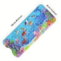 Tapis de Baignoire Antidérapant Extra Long 40 x 100 cm à Ventouses