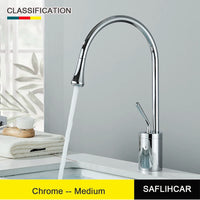Mitigeur de Lavabo Moderne Monté sur Plan en Laiton