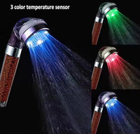 Pommeau de Douche LED Capteur de Température Turbo