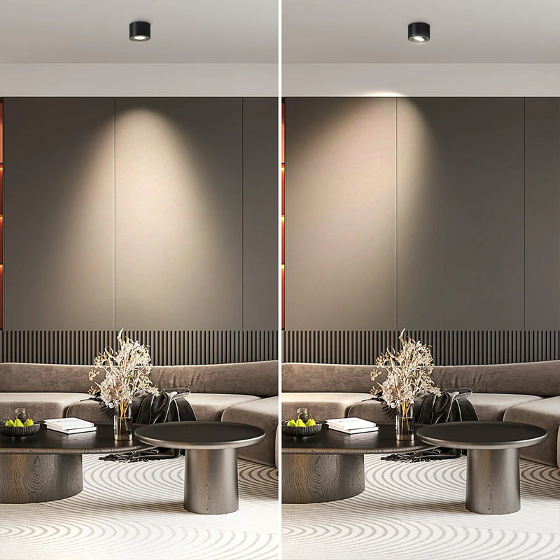 Spot LED Encastrable Cuisine 3 Teintes Noir et Blanc