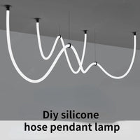 Suspension Cuisine LED Tube Silicone Flexible, 1 à 15 m