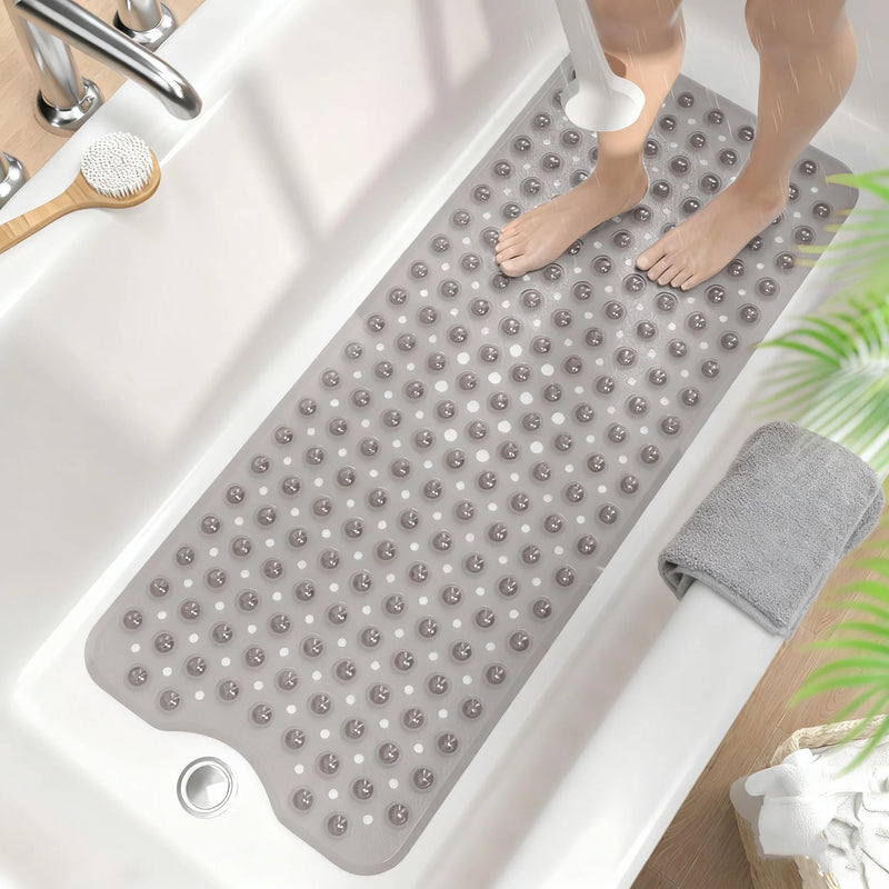 Tapis de Baignoire Extra Long Antidérapant 100 cm, 6 Coloris