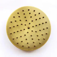 Pommeau de Douche Pluie Rond 20 cm en Laiton Antique avec ou sans Bras