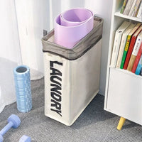 Panier à Linge Pliable sur Roulettes 3 Coloris
