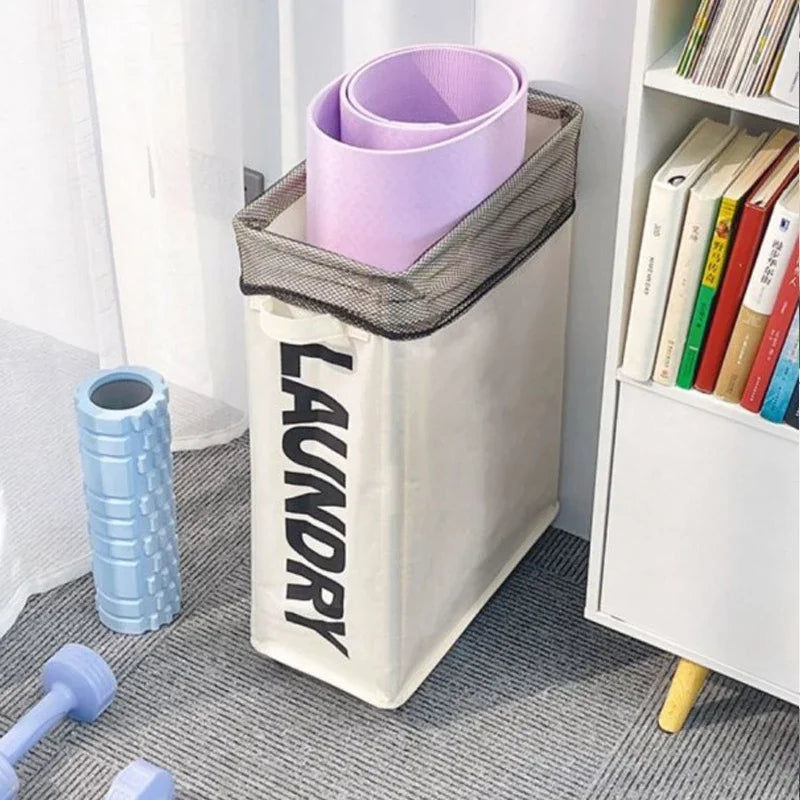 Panier à Linge Pliable sur Roulettes 3 Coloris