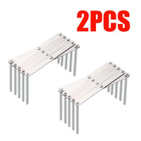 Support Rétractable pour Couvercles de Casseroles Inox 2 Pièces