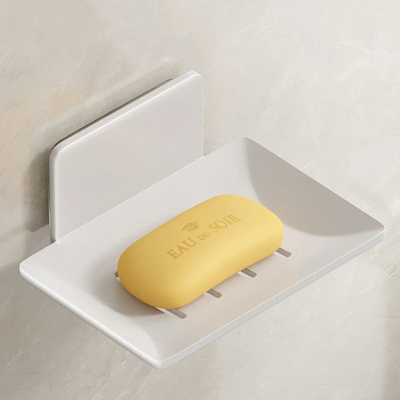 Porte-Savon Mural Sans Perçage en Aluminium avec Vidange