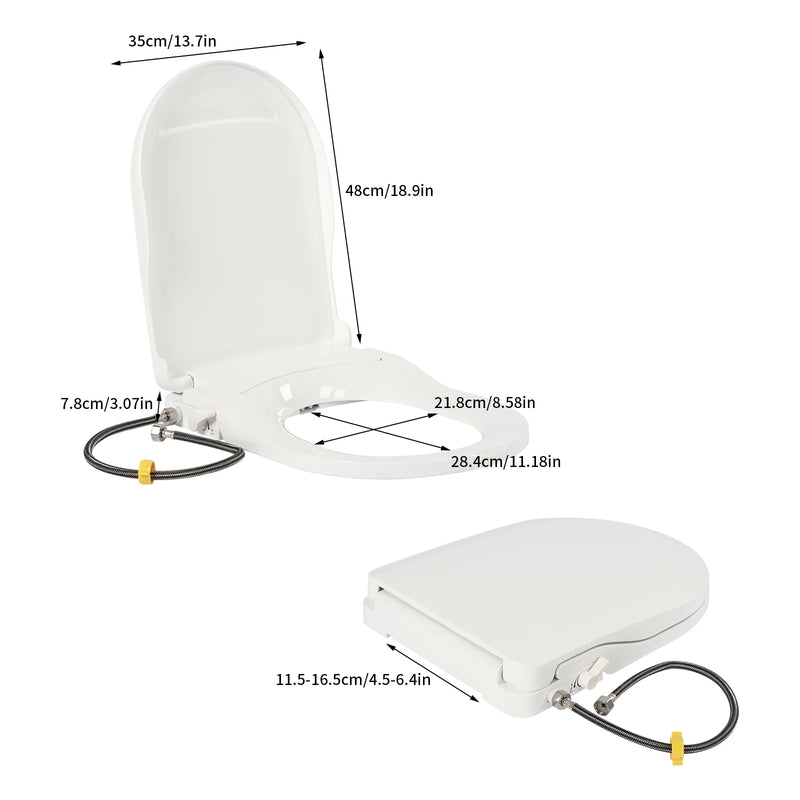 Abattant Bidet Non Électrique 3 Trous Double Buse