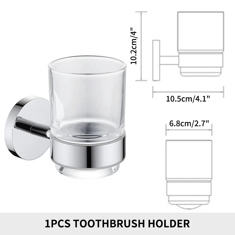 Accessoires Salle de Bain Inox Doré ou Chromé à Choisir