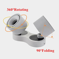 Spot LED Pliable Orientable, Simple ou Double Tête, 7 à 24 W