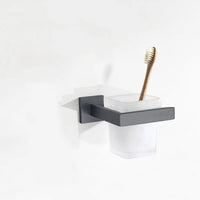 Accessoires Salle de Bain Inox Gris Anthracite à la Pièce, 12 Articles
