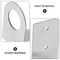 Support Mural de Flacon de Savon en Inox Brossé pour Douche et Lavabo