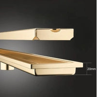 Caniveau de Douche Rectangulaire Inox 304 Anti-Odeur 10 x 60 cm
