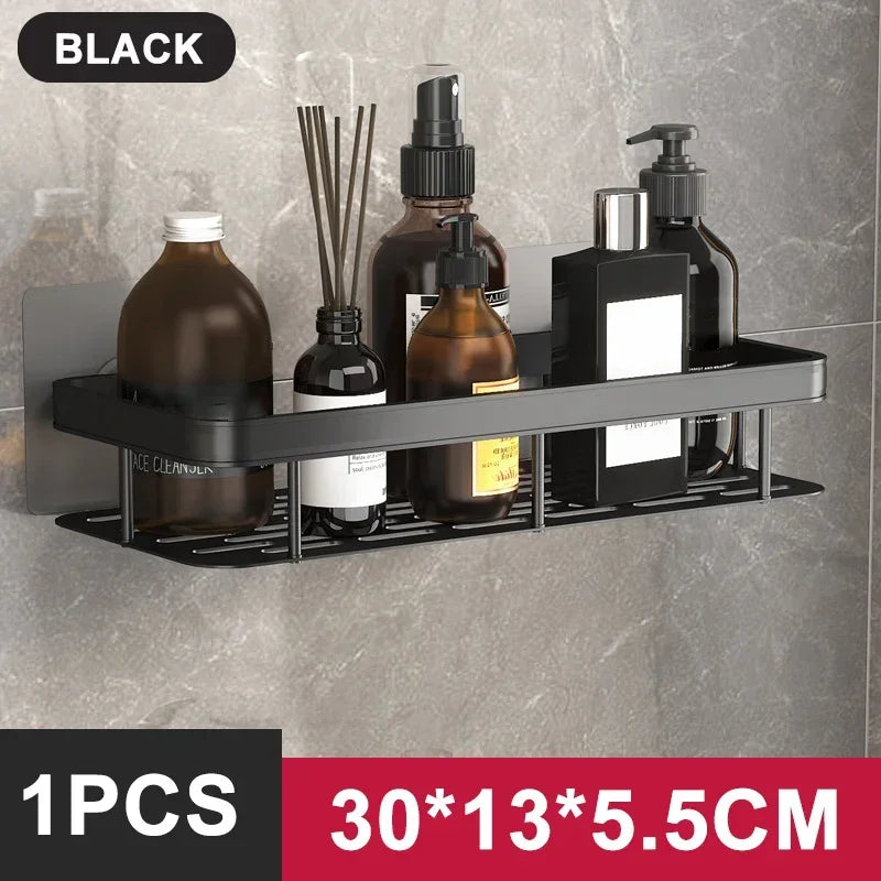 Étagère de Douche Aluminium Sans Perçage Support Shampoing