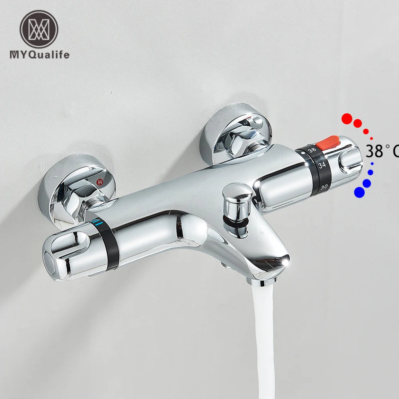 Mitigeur de Douche Thermostatique Mural Affichage Digital