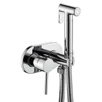 Douchette WC Mitigeur Encastrable Eau Chaude et Froide, Rond ou Carré