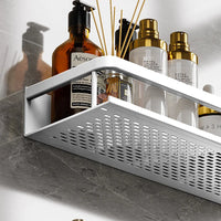 Étagère de Salle de Bain Murale en Aluminium, 30 à 50 cm