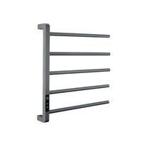 Sèche-Serviette Électrique Mural 5 Barres Tactile Inox 110 W